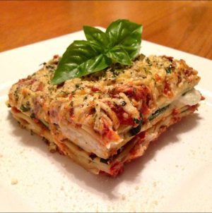 slice of lasagna